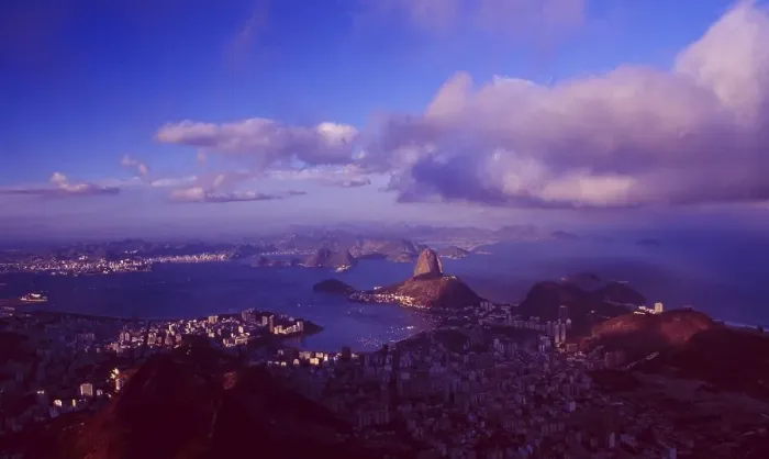 Framed Print : Brazil: Panoramic view of Rio de Janeiro City from Corcorvado Framed Print : Brazil: Panoramic view of Rio de Janeiro City from Corcorvado