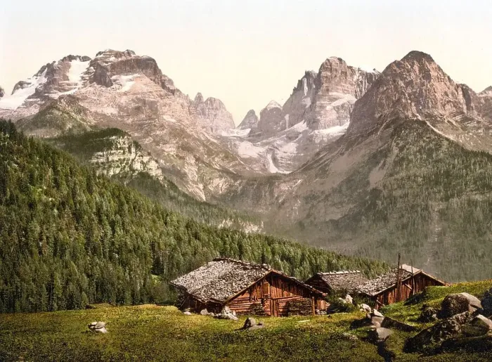 Framed Print : The Brenta Group, and the Mouth of the Brenta