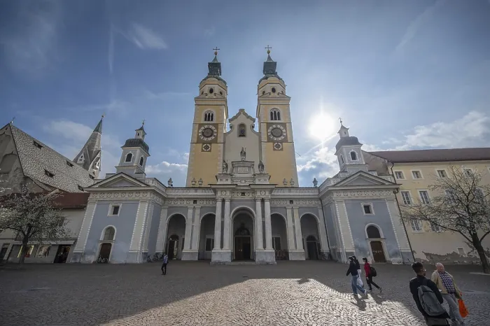 Framed Print : Bressanone Cathedral, Cathedral Square