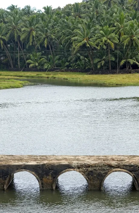 Framed Print : Bridge, kunkeshwar, sindhudurg