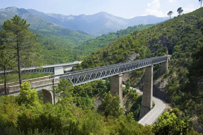Framed Print : Bridges, Pont du Vecchio, Corsica