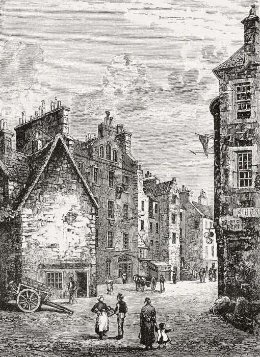 Framed Print : Bristo Port, Edinburgh, Scotland, 1820 Framed Print : Bristo Port, Edinburgh, Scotland, 1820
