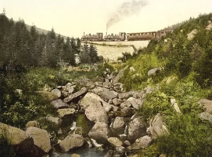 Framed Print : The Brocken Railway in the Harz Mountains