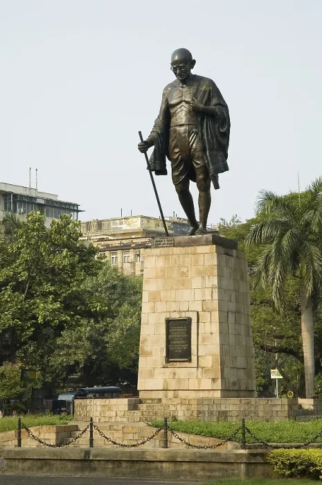 Framed Print : Bronze Statue of Mahatma Gandhi