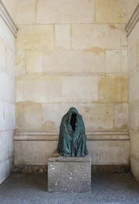 Framed Print : Bronze statue, Pieta, Salzburg Cathedral