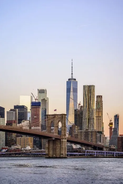 Framed Print : Brooklyn Bridge at sunrise Framed Print : Brooklyn Bridge at sunrise