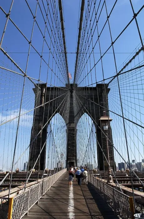 Framed Print : Brooklyn-Bruecke, New York City Framed Print : Brooklyn-Bruecke, New York City