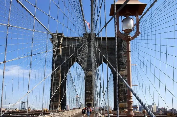 Framed Print : Brooklyn-Bruecke, New York City Framed Print : Brooklyn-Bruecke, New York City