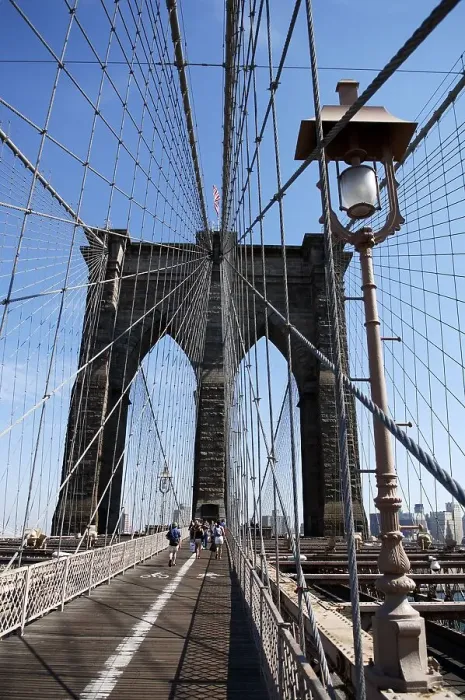 Framed Print : Brooklyn-Bruecke, New York City