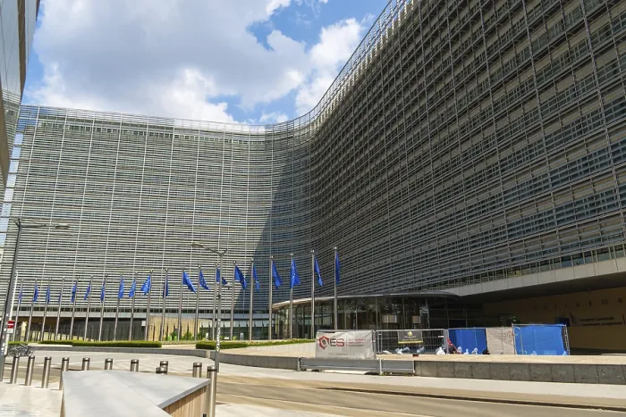 Framed Print : BRUSSELS, BELGIUM - JUNE 16, 2025: Berlaymont Building