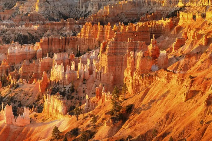 Framed Print : Bryce Amphitheatre at sunrise, Bryce Canyon National Park