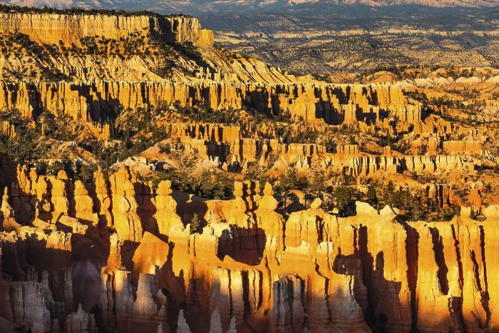 Framed Print : Bryce Amphitheatre at sunset, Bryce Canyon National Park