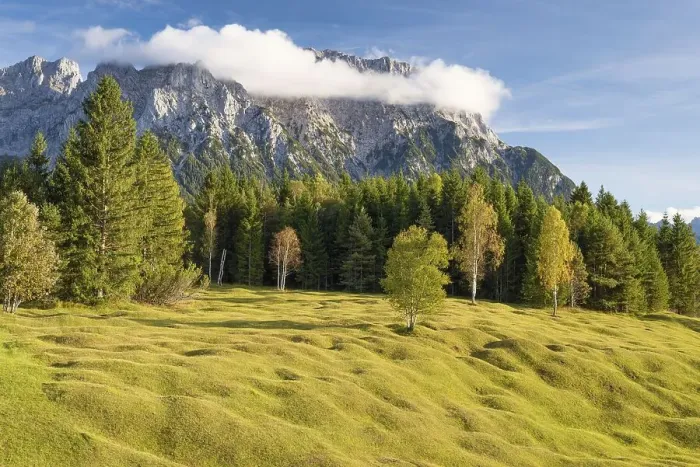 Framed Print : Buckelwiesen between Mittenwald and Kruen