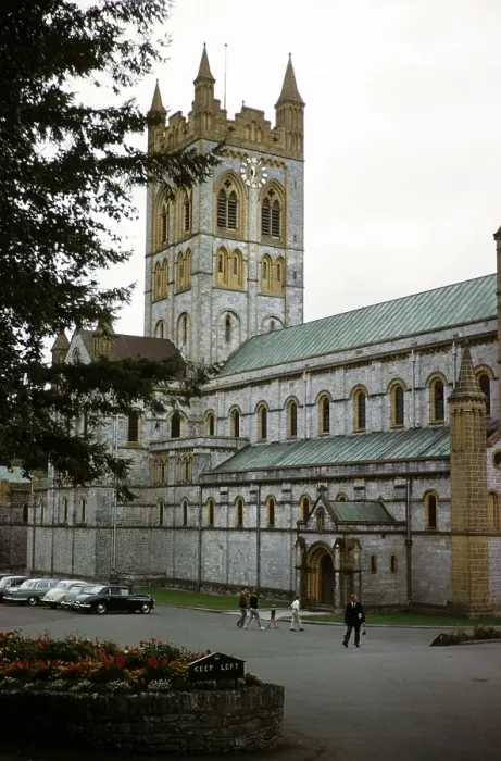 Framed Print : Buckfast Abbey Church, Buckfast, Devon, England, United Kingdom, early 1960s, Europe Framed Print : Buckfast Abbey Church, Buckfast, Devon, England, United Kingdom, early 1960s, Europe