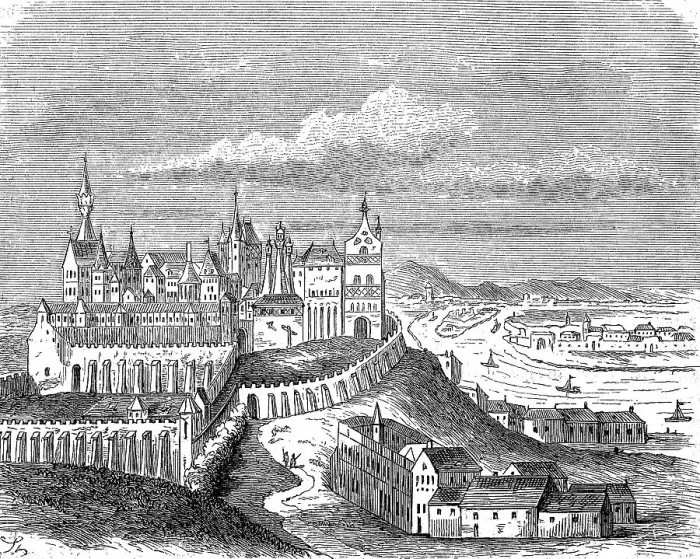 Framed Print : Buda Castle, German Ofen, Latin Aquincum is the district of the capital Budapest