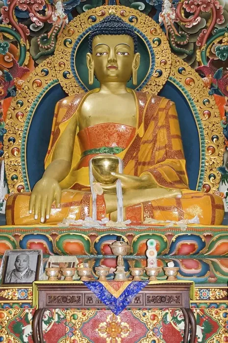 Framed Print : Buddha display at a buddhist temple Framed Print : Buddha display at a buddhist temple