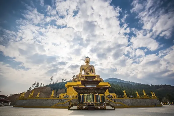 Framed Print : Buddha Dordenma statue, large Buddha statue
