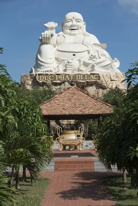 Framed Print : Buddha sculpture, amusement park Framed Print : Buddha sculpture, amusement park