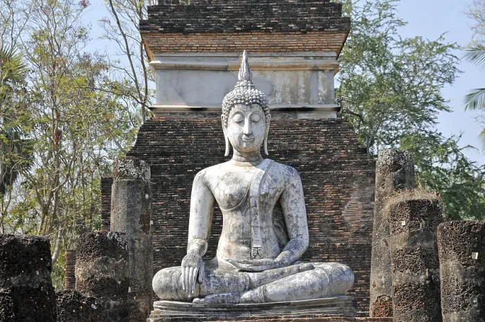 Framed Print : Buddha statue, Bhumispara-mudra Framed Print : Buddha statue, Bhumispara-mudra