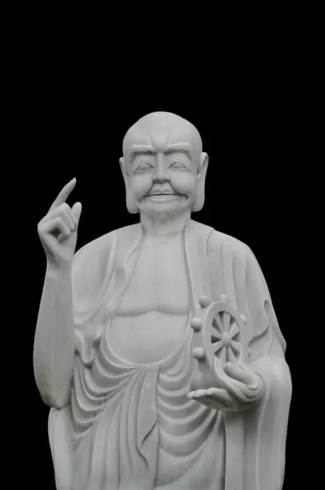 Framed Print : Buddha statue, Du Hang Temple, Haiphong