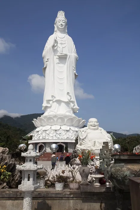 Framed Print : Buddha statue in Linh Ung Pagoda Framed Print : Buddha statue in Linh Ung Pagoda
