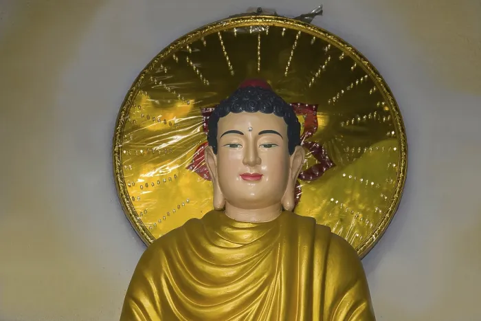 Framed Print : Buddha statue, Quoc Tu Pagoda, Saigon