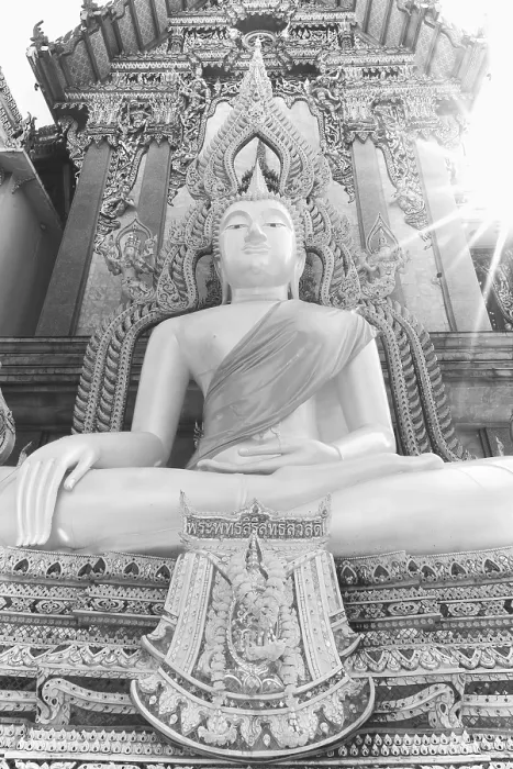 Framed Print : Buddha statue with tunic, Bhumispara mudra Framed Print : Buddha statue with tunic, Bhumispara mudra