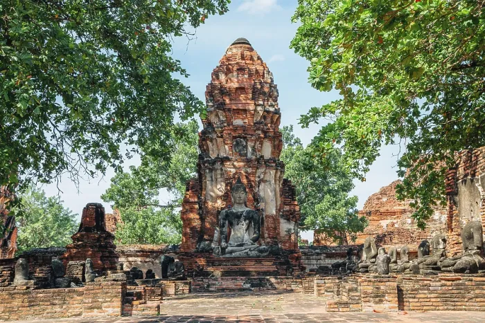 Framed Print : Buddha statue in Wat Maha That Framed Print : Buddha statue in Wat Maha That