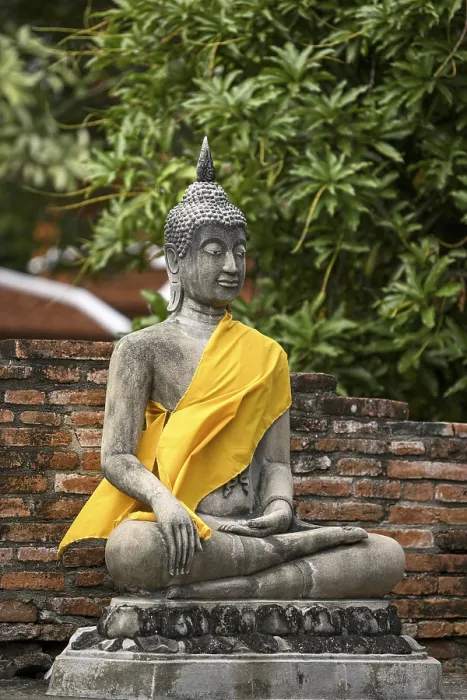 Framed Print : Buddha statue in Wat Yai Chai Mongkhon Framed Print : Buddha statue in Wat Yai Chai Mongkhon
