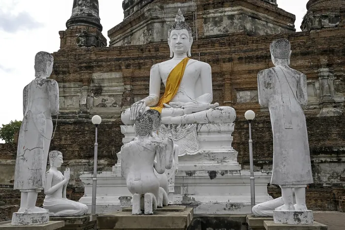 Framed Print : Buddha statue in Wat Yai Chai Mongkhon Framed Print : Buddha statue in Wat Yai Chai Mongkhon