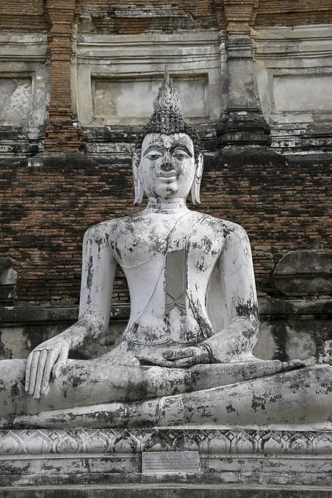 Framed Print : Buddha statue in Wat Yai Chai Mongkhon Framed Print : Buddha statue in Wat Yai Chai Mongkhon