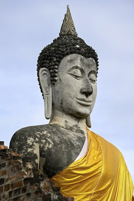 Framed Print : Buddha statue in Wat Yai Chai Mongkhon Framed Print : Buddha statue in Wat Yai Chai Mongkhon
