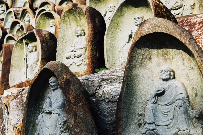 Framed Print : Buddha statue in Wawoo Temple, Korea