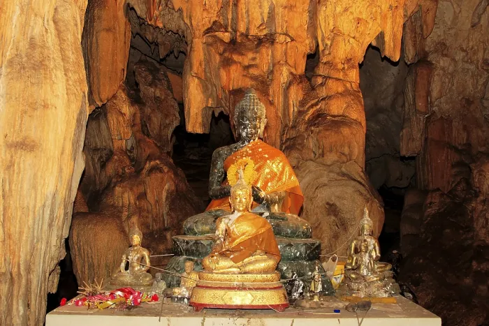 Framed Print : Buddha statues, dripstone cave Framed Print : Buddha statues, dripstone cave