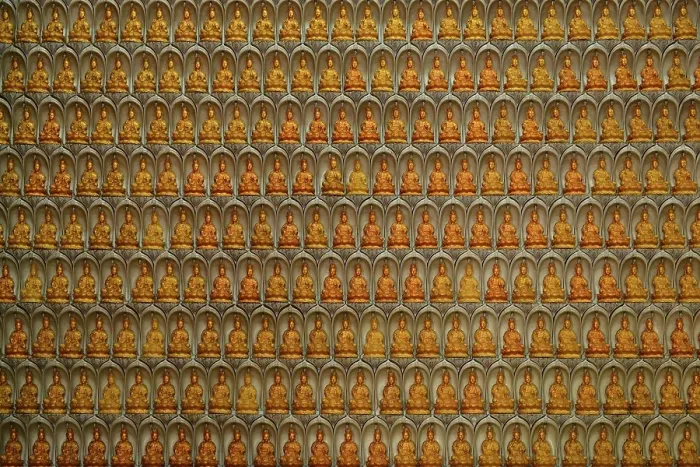 Framed Print : Buddha statues, Kek Lok Si temple