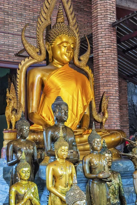 Framed Print : Buddha statues, Wat Yai Chai Mongkhon Framed Print : Buddha statues, Wat Yai Chai Mongkhon