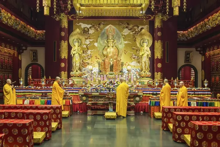 Framed Print : Buddha Tooth Relic Temple, Chinatown