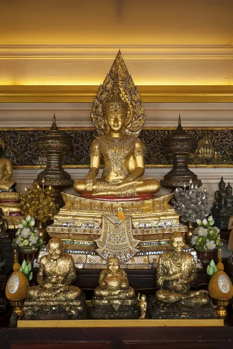 Framed Print : Buddha at Wat Saket Ratcha Wora Maha Wihan