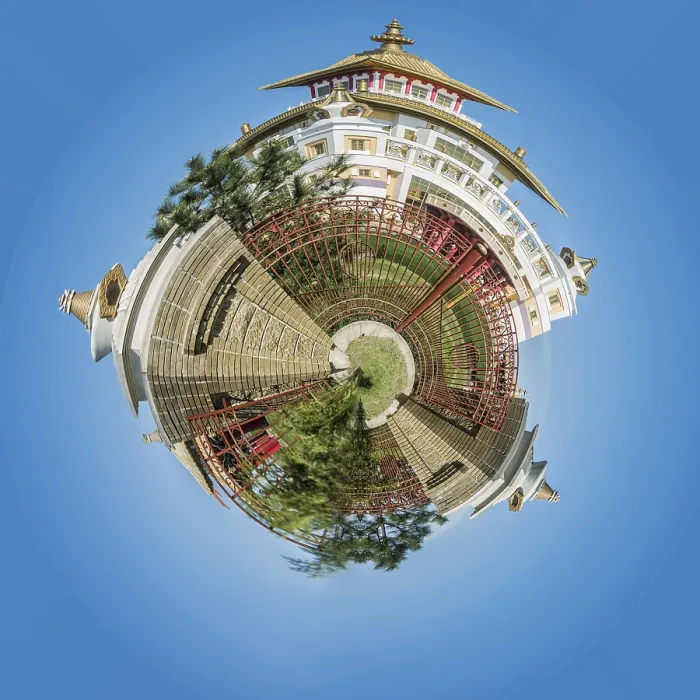 Framed Print : The Buddhist complex Framed Print : The Buddhist complex