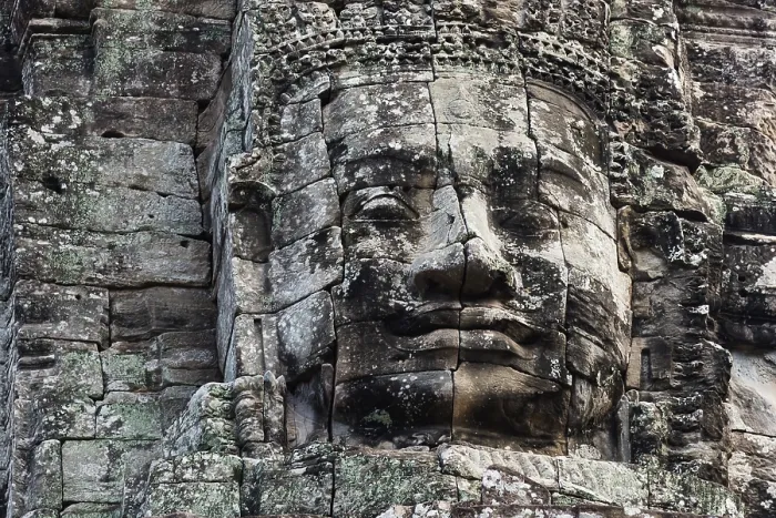Framed Print : Buddhist gatekeepers, mystical