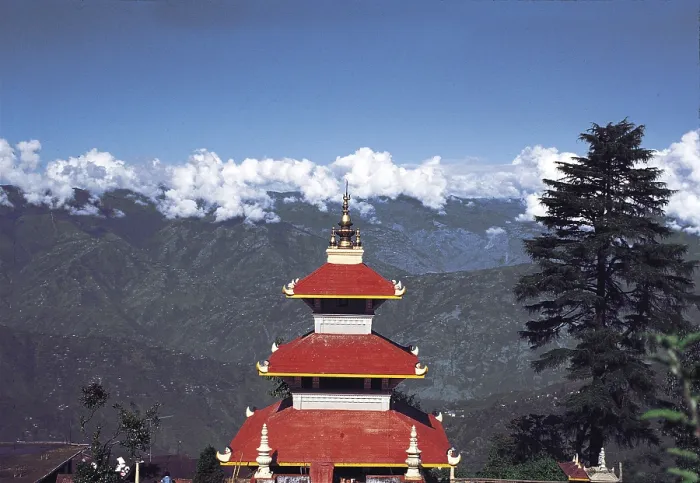 Framed Print : Buddhist monastery in sikkim, india, asia