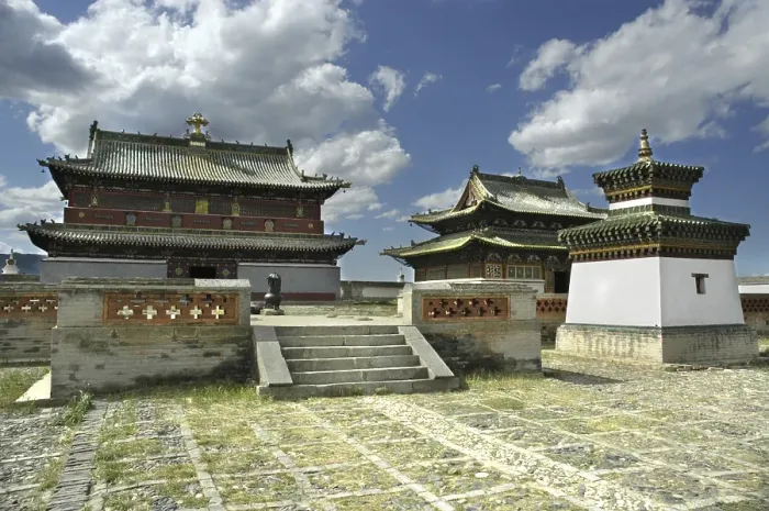 Framed Print : Buddhist monastery with three temples Erdene Zuu Framed Print : Buddhist monastery with three temples Erdene Zuu