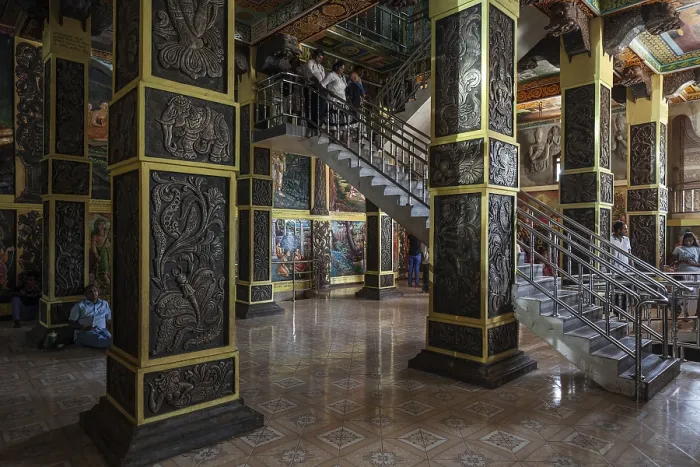 Framed Print : Buddhist paintings and murals, Kande Viharaya temple