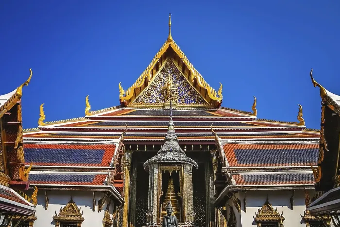Framed Print : Buddhist Temple inside the Grand Palace complex in Bangkok Framed Print : Buddhist Temple inside the Grand Palace complex in Bangkok