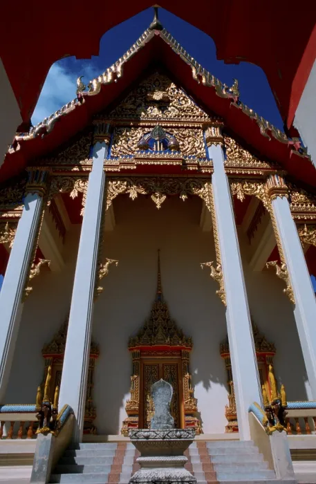 Framed Print : Buddhist temple, Phuket, Thailand Framed Print : Buddhist temple, Phuket, Thailand