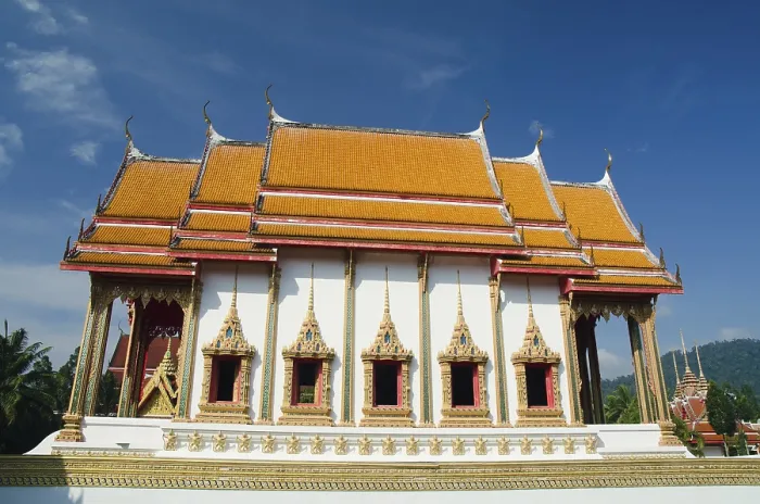 Framed Print : Buddhist temple, Wat Bang Riang temple Framed Print : Buddhist temple, Wat Bang Riang temple