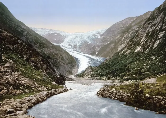 Framed Print : Buerbrae, Buarbreen, Glacier, Odde Framed Print : Buerbrae, Buarbreen, Glacier, Odde