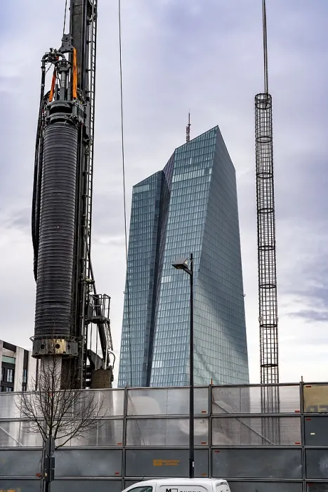 Framed Print : Building of the European Central Bank Framed Print : Building of the European Central Bank