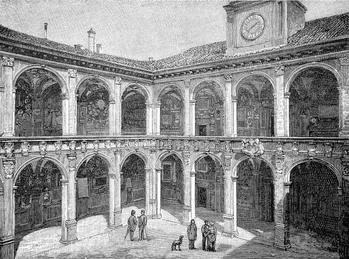 Framed Print : The building of the old University of Bolgona Framed Print : The building of the old University of Bolgona