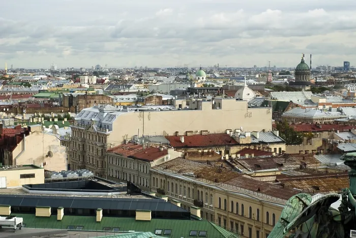 Framed Print : Building and roof - St. Petersburg Russia